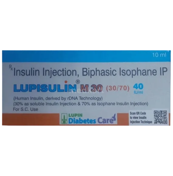 lupisulin m 30/70 40iu vial 10 ml